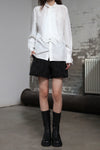 INTO THE EAST 25 Autumn/Winter Dark Jacquard Tassel Lace-Up Jacket/Vest/Shorts ITE-E1DGAW029BL20PT-HEI Shorts (E1DGAW027BL20JK)